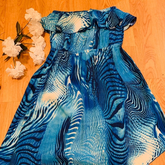 Strapless Halter summer dress - Picture 2 of 3